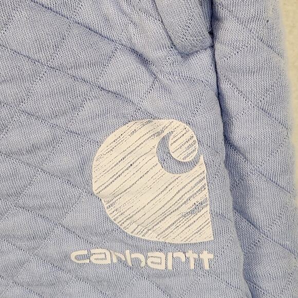 Carhartt Light Blue Qulited Joggers Girl’s Size 10 (M) EUC - Picture 8 of 16